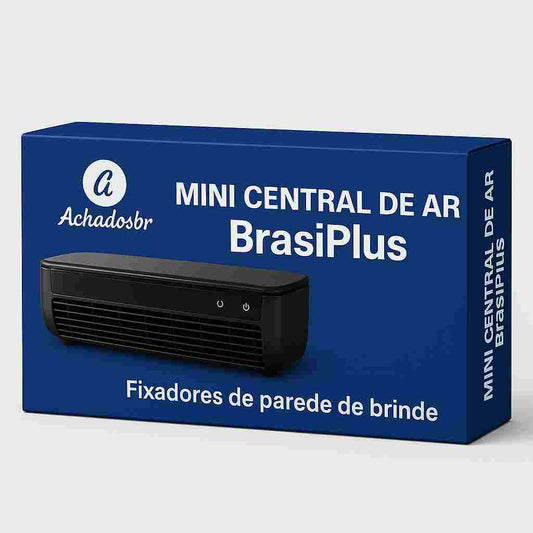 Mini Central de Ar BrasiPlus + Fixadores de parede