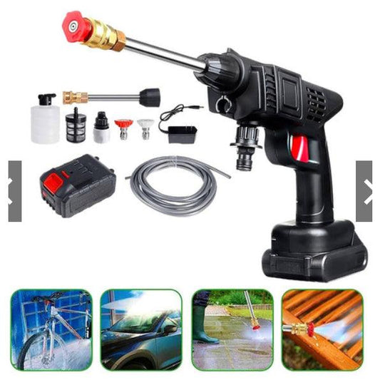 🧼 Seu carro, quintal e móveis limpos em minutos - Lavador Portátil de Alta Pressão!